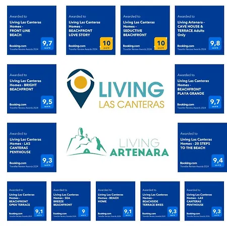 דירה Living Canteras Homes - Beachside Terrace Bikes לאס פאלמס דה גראן קנאריה